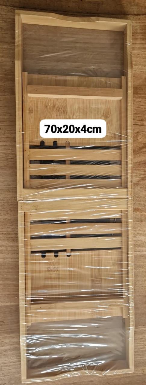 Nieuwe Bamboe Badplank - 70x20x4cm