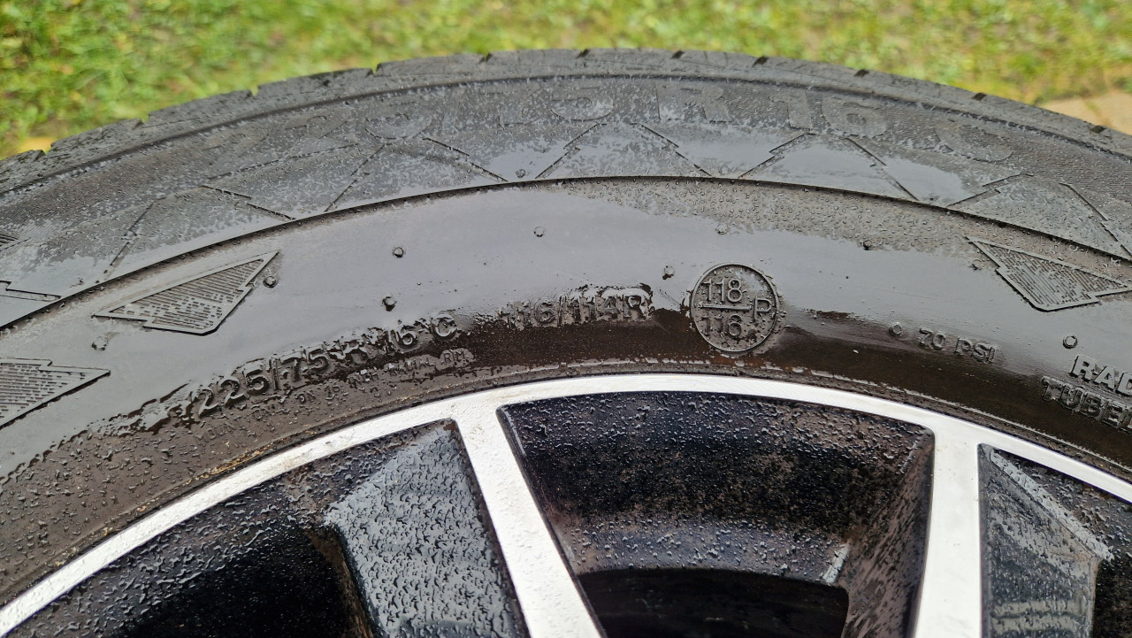16 inch orig Fiat Ducato Camper velgen en Camper banden 6 mm