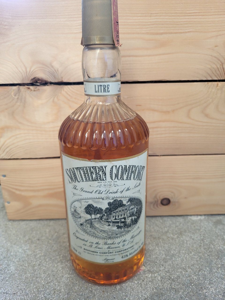 Verschillende flessen drank, wiskey,  cognac, brandy, likeur,