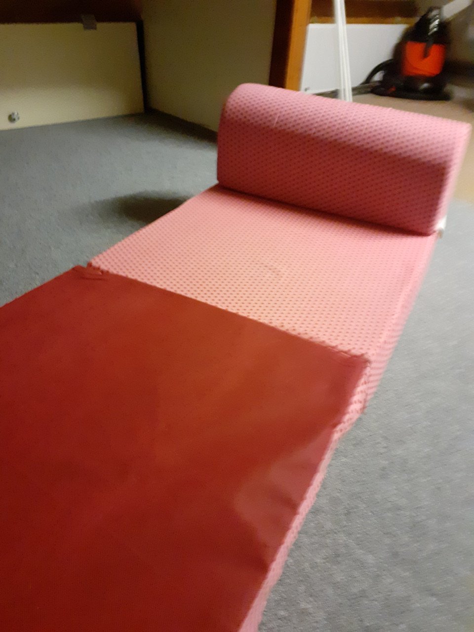 Zit/slaap matras roze