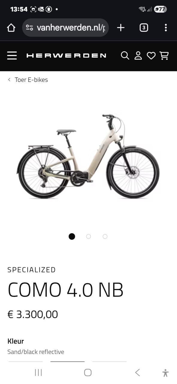 Spezialized Como 4.0 NB e Bike