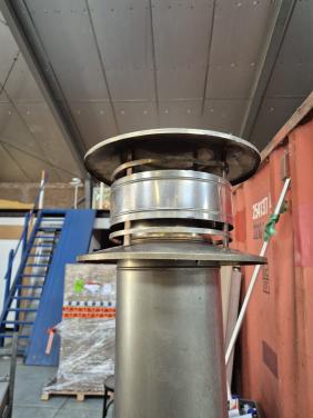 Dubbelwandige kachel pijp