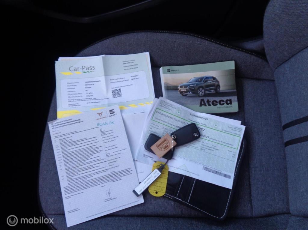 Seat Ateca 1.0 tsi style business intense/airco/led/lm velgen/apple carplay