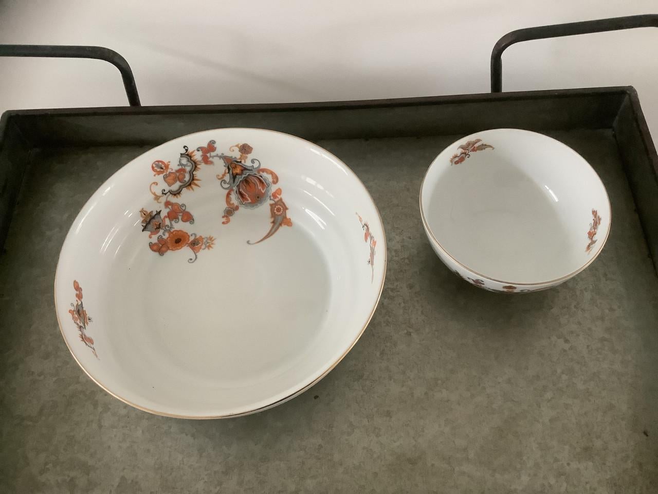 Jamin Servies - Grote ronde Groente Schaal +  Roomkom