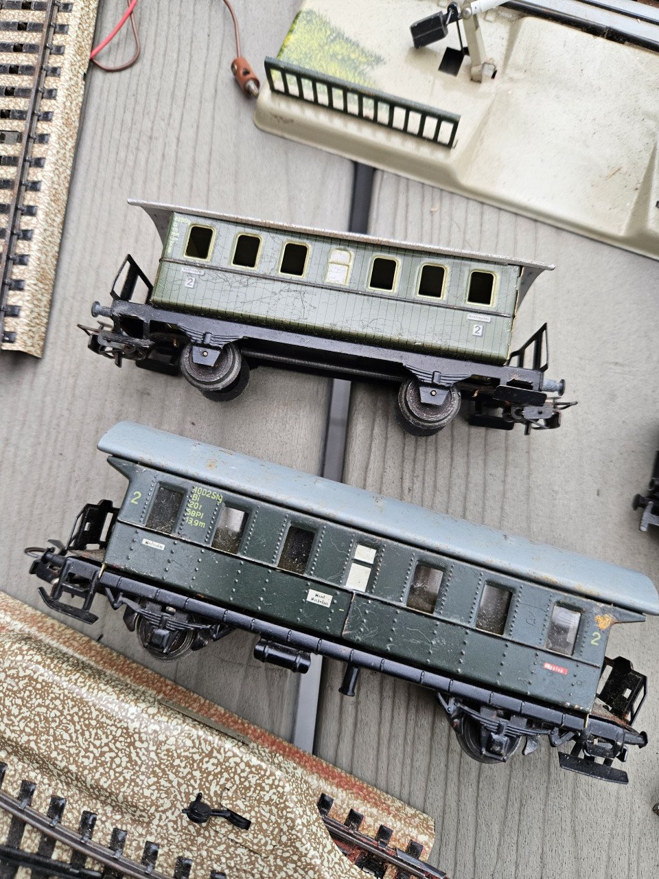 Grote doos vol Märklin treinset incl stoomlocomotief HO 3103...
