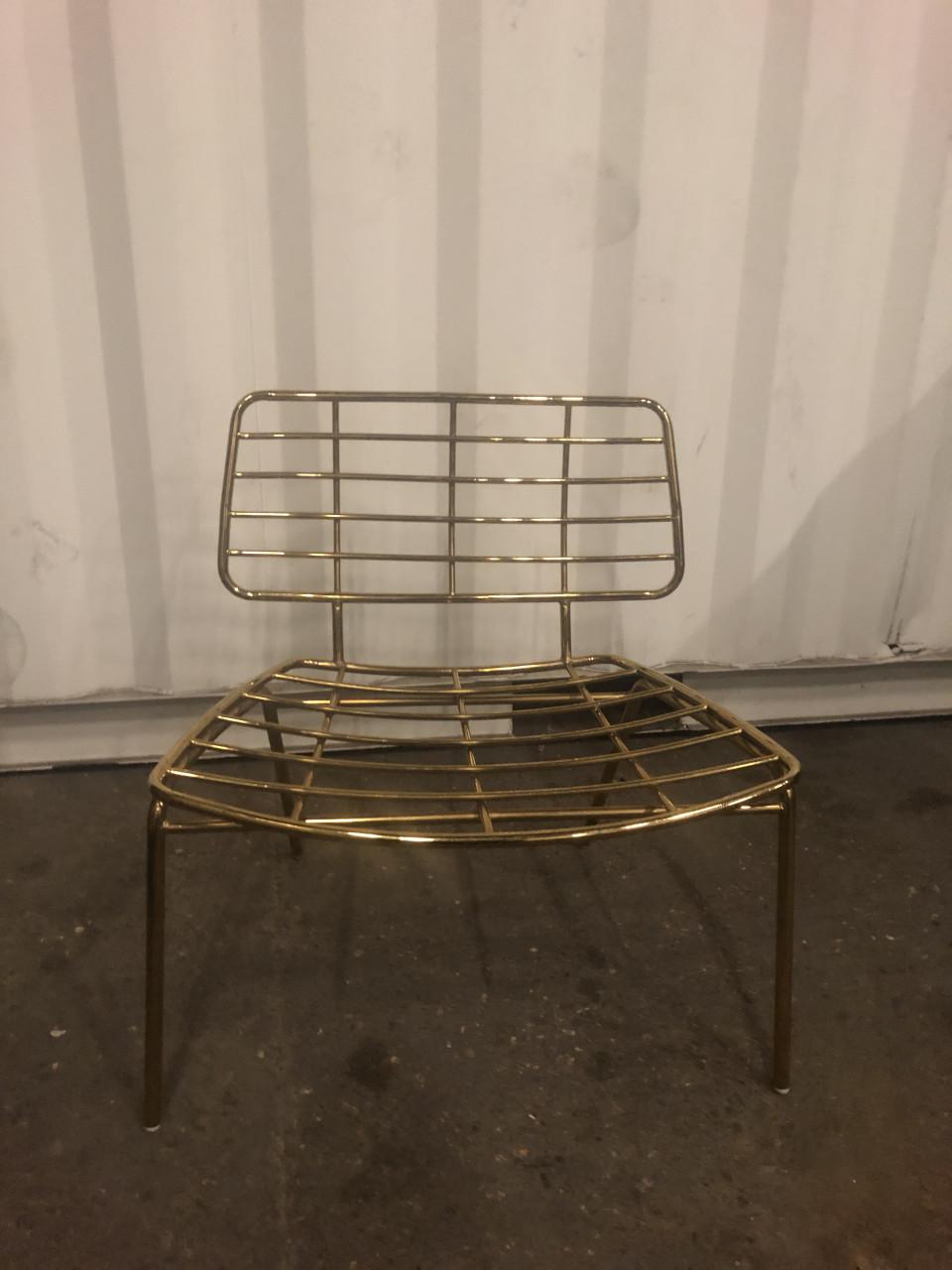 Bloomingville loungestoel messing