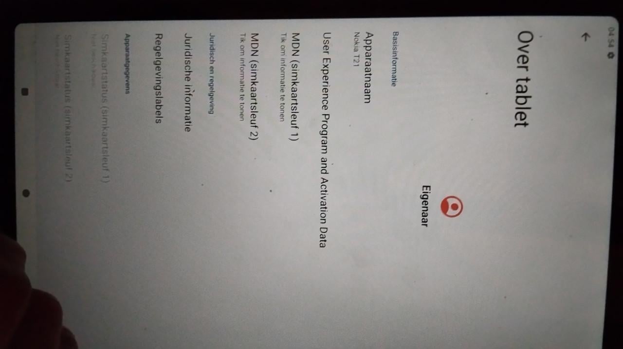 Tablet Nokia T21