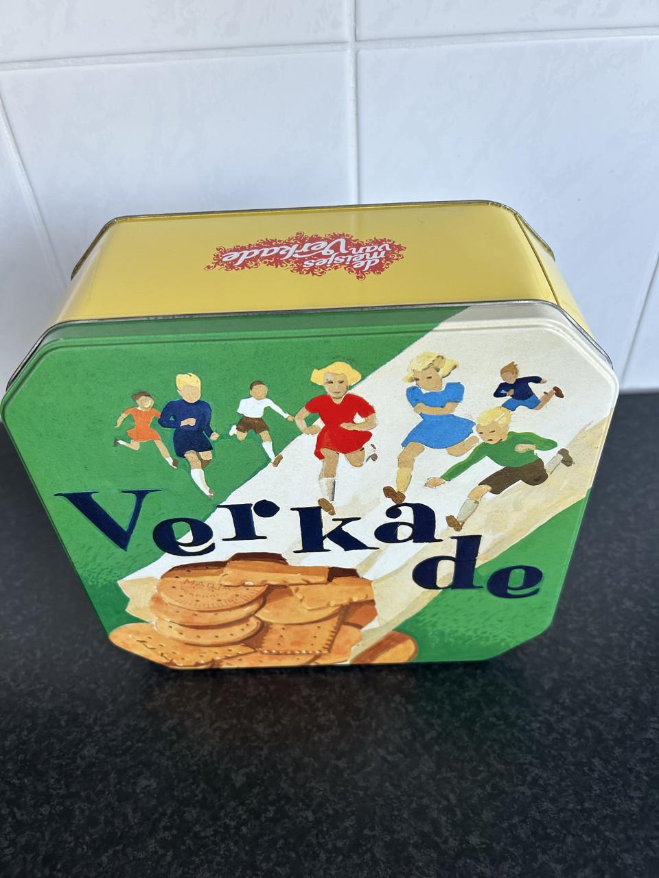 Verkade koekblik/koektrommel