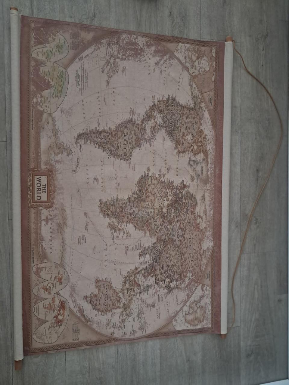 Decoratie nieuwe wereldkaart