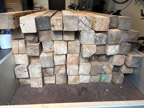 58 Houten balken
