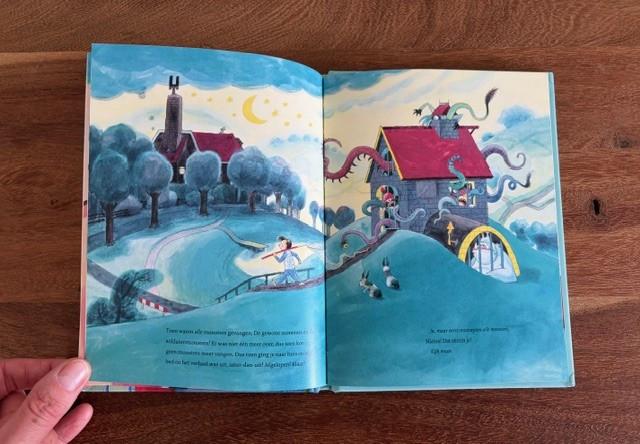 Maar eerst ving ik een monster | prentenboek + vingerpopje