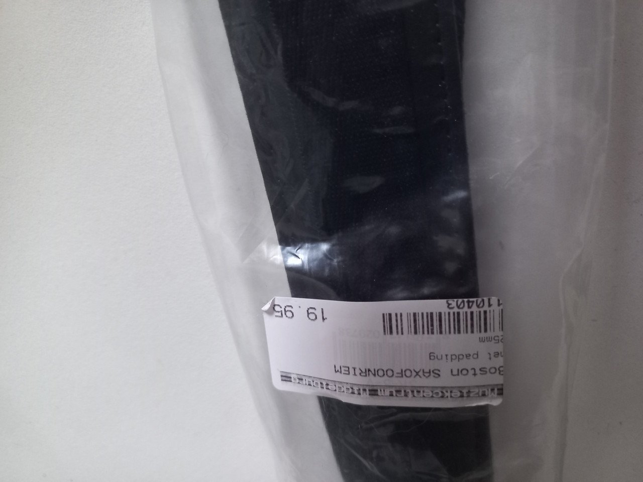 Saxofoonriem met padding