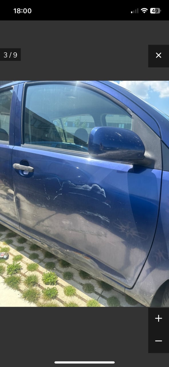 Daihatsu Sirion APK nov 2025 met blikschade dus KOOPJE