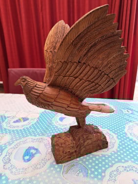Hout snij werk vogel