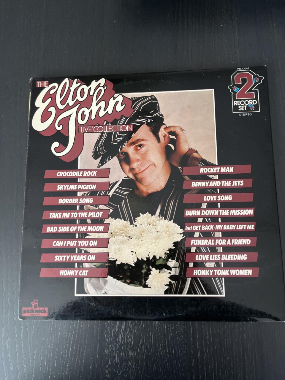 Dubbel-LP 'The Elton John Live Collection'
