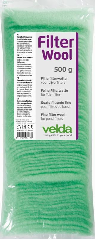 Velda Filterwatten Groen 500g filtermateriaal