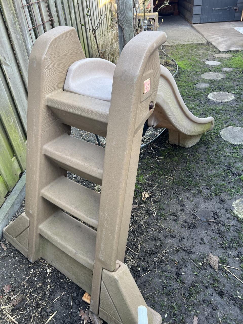 Mooie bruine beige glijbaan