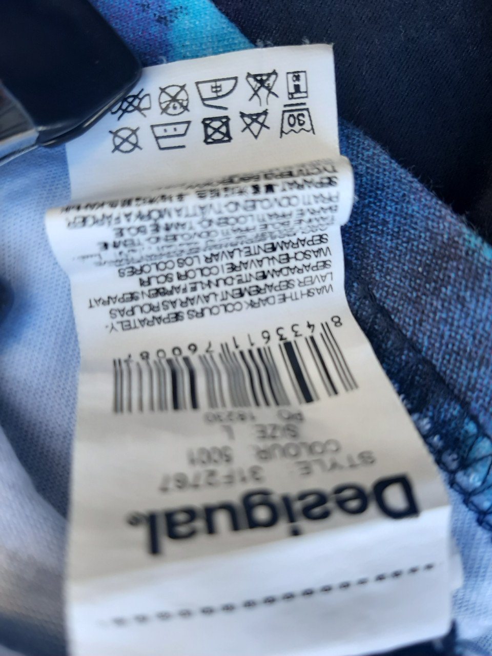 Desiqual rok  donker blauw L
