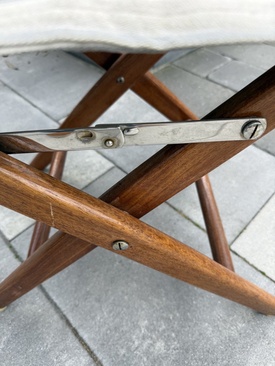 Teak regisseursstoel
