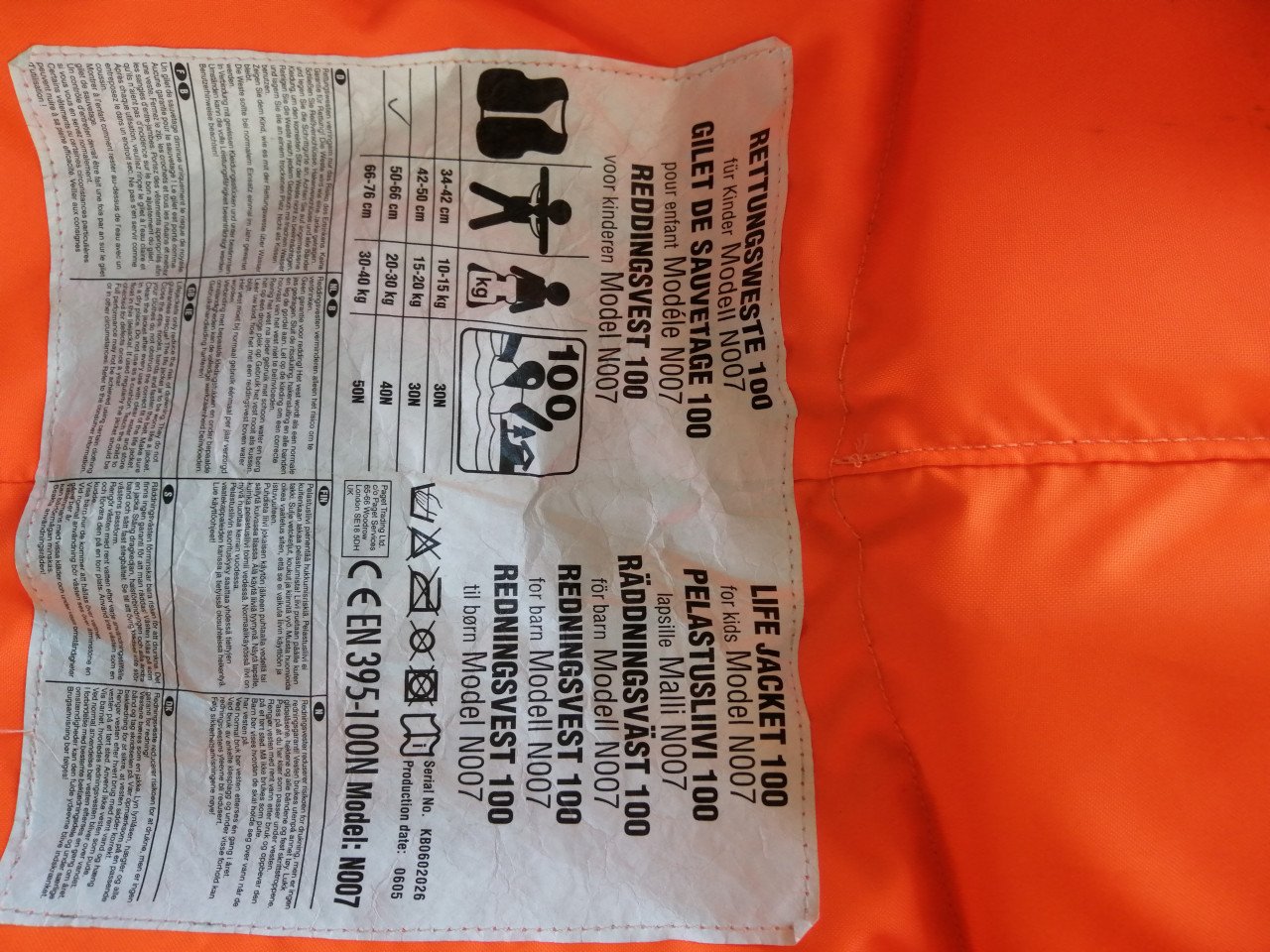 Reddingvest voor kinderen