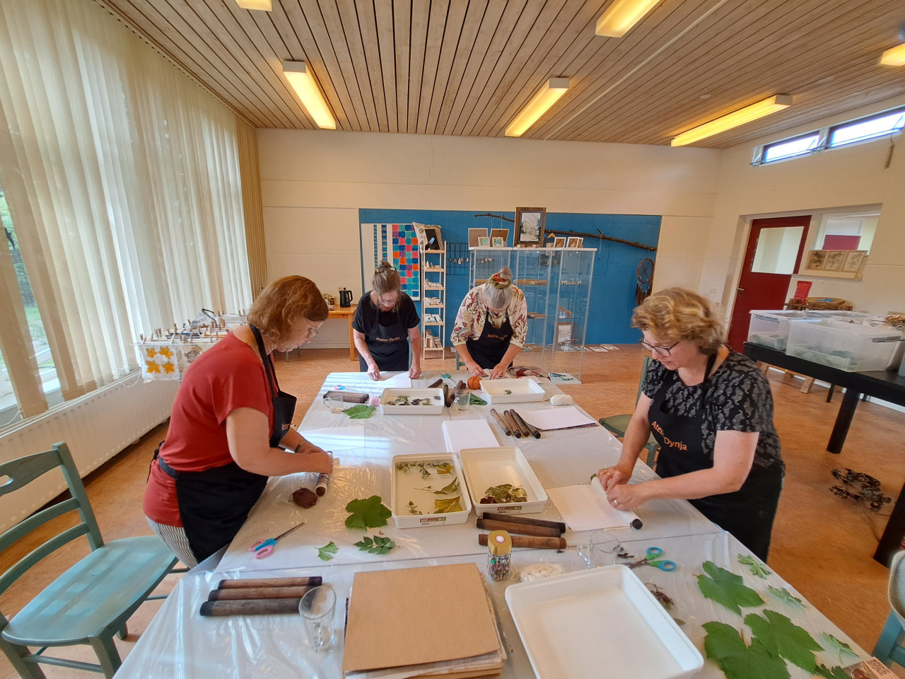 Ecoprinten workshop vrijdag 2 mei Noordgouwe