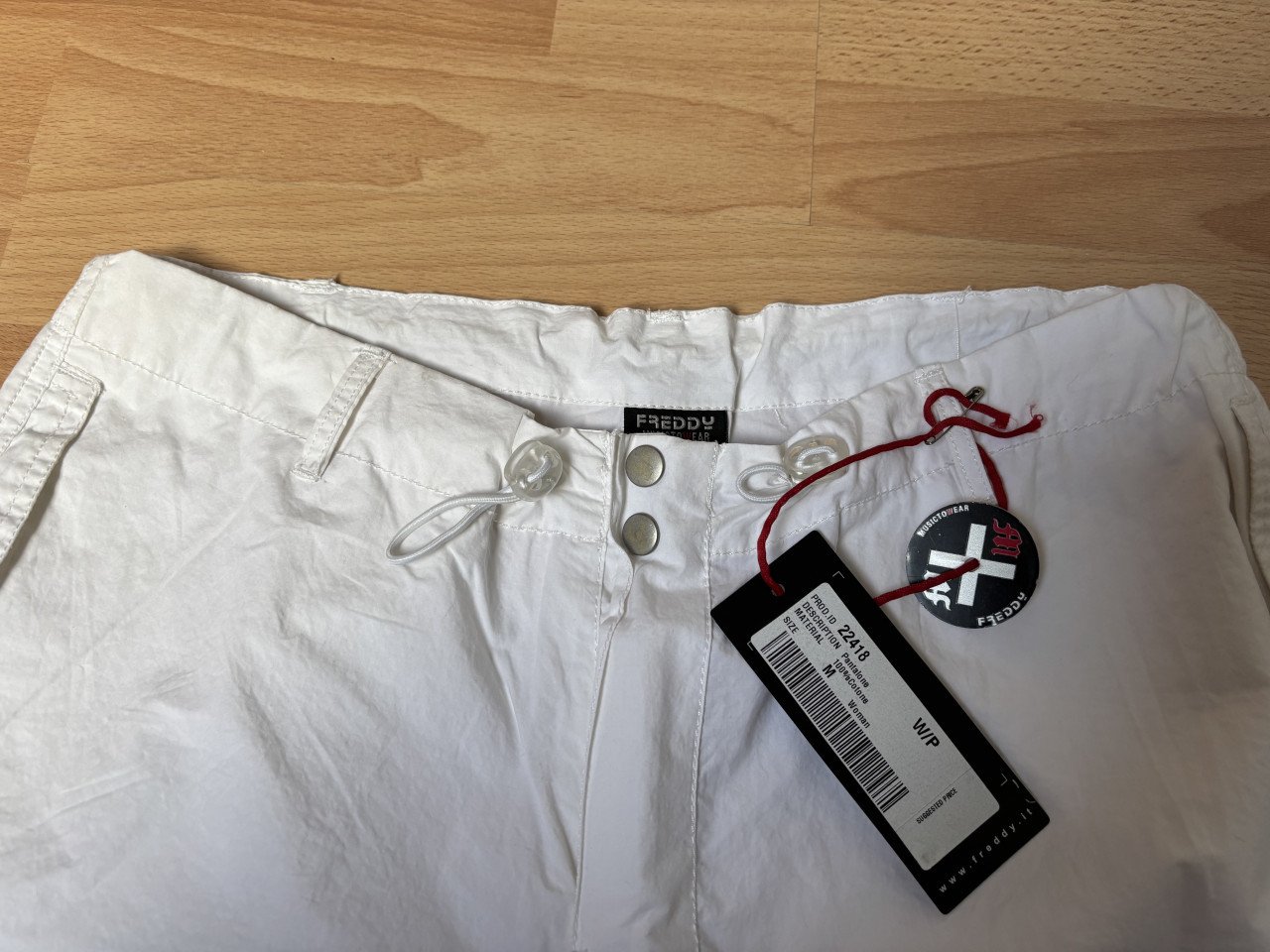 FREDDY boardbabes broek dames wit,nieuw, maat M 38