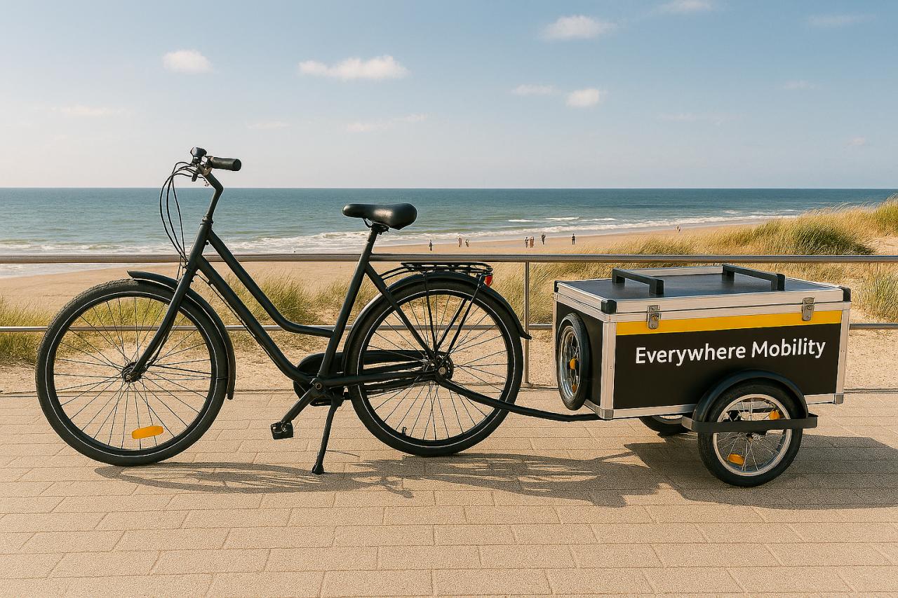 Ontdek de beste fietskarren op de markt  bij  Everywhere Mobility