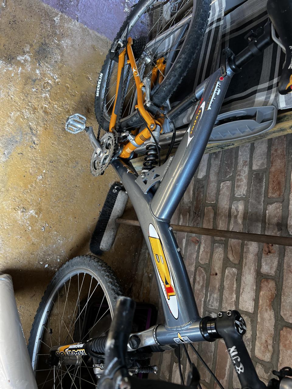 E-bike: Dutch id  + mountainbike + gereedschap etc.