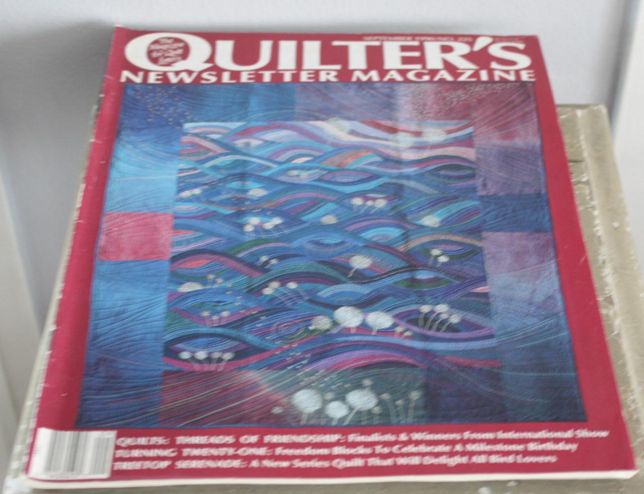 Quilters newsletter magazine september 1990 nr225