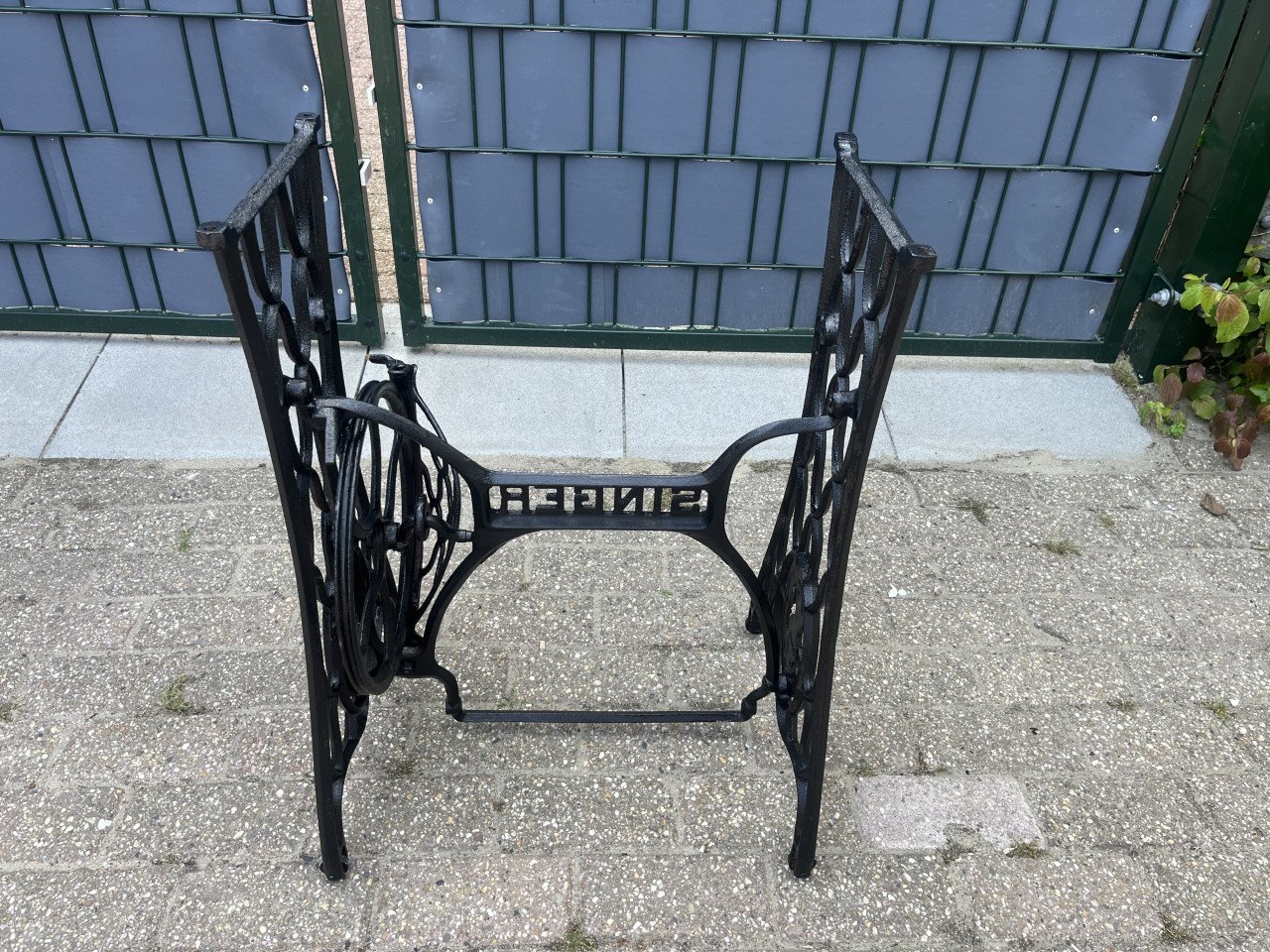 Singer Naaimachine tafelframe metaal