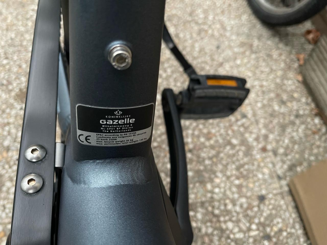 Prachtige gazelle ultimate ebike  met bosch beltdrive