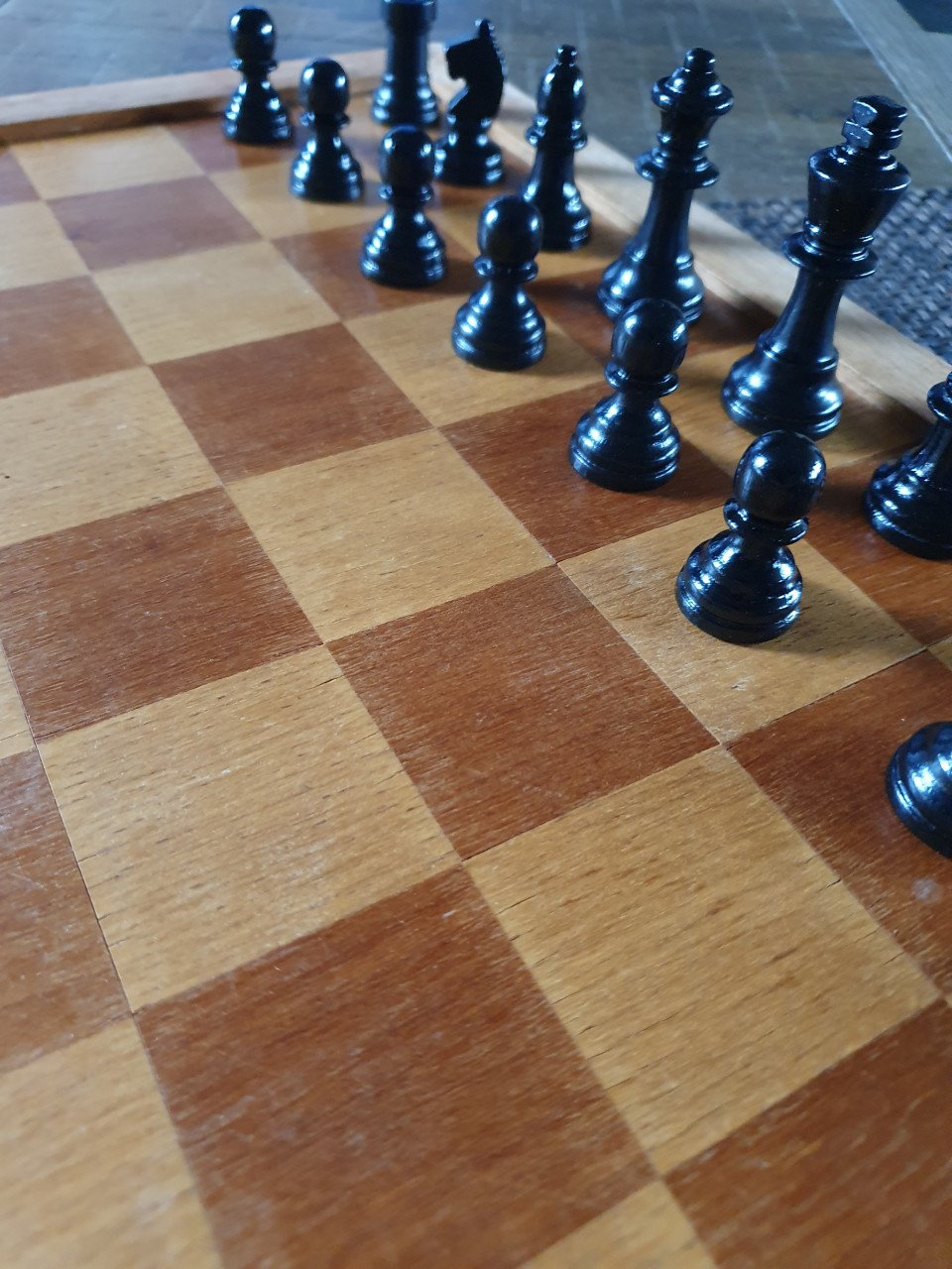 Compleet heel mooi antiek homas/staunton schaakspel...