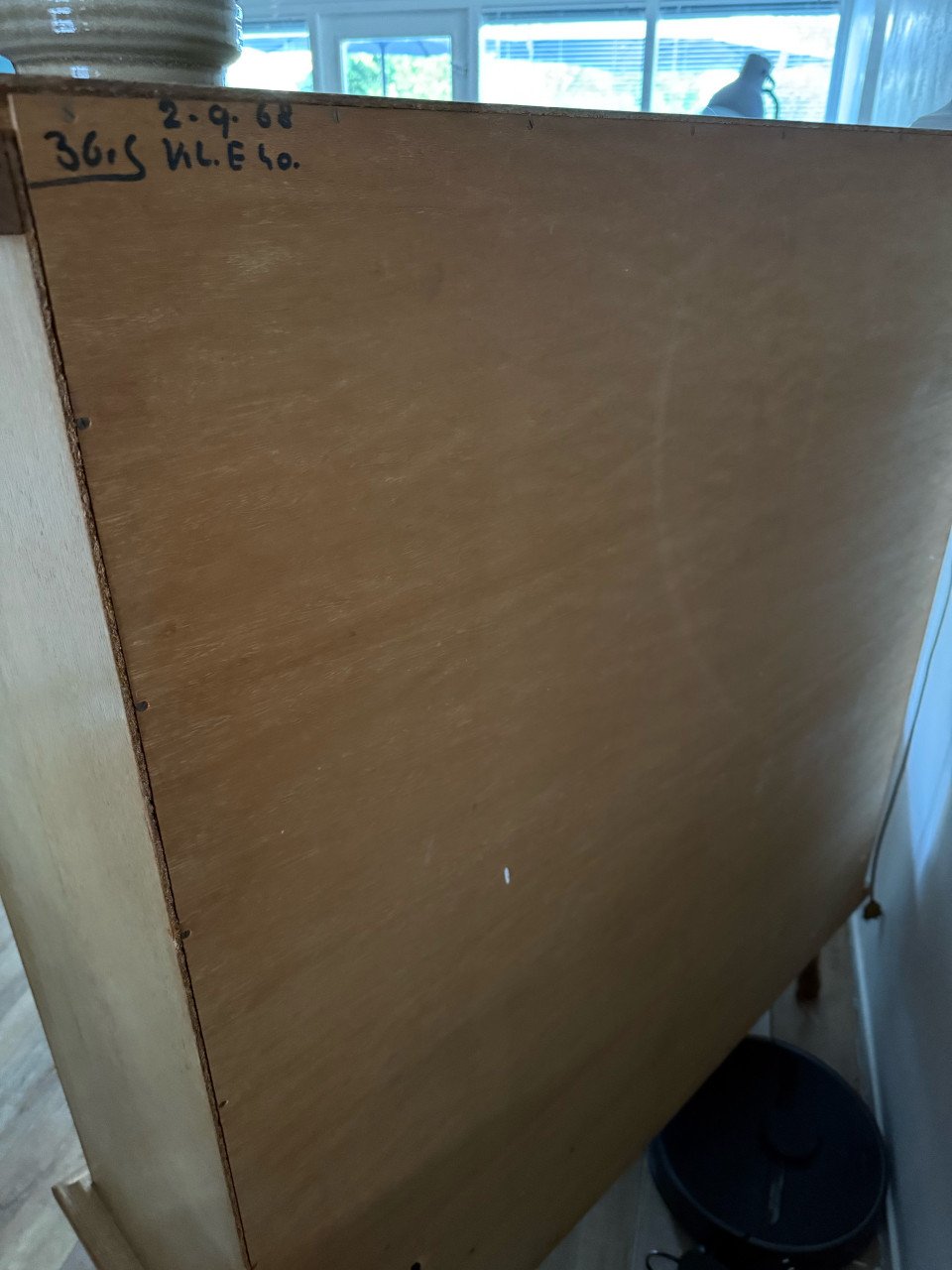 Eikenhouten vintage kast