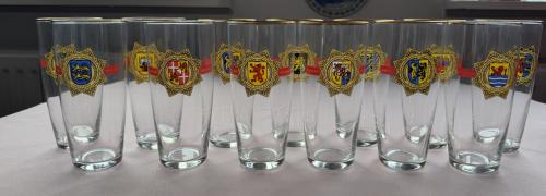 Glazen unieke collectie alle provincies