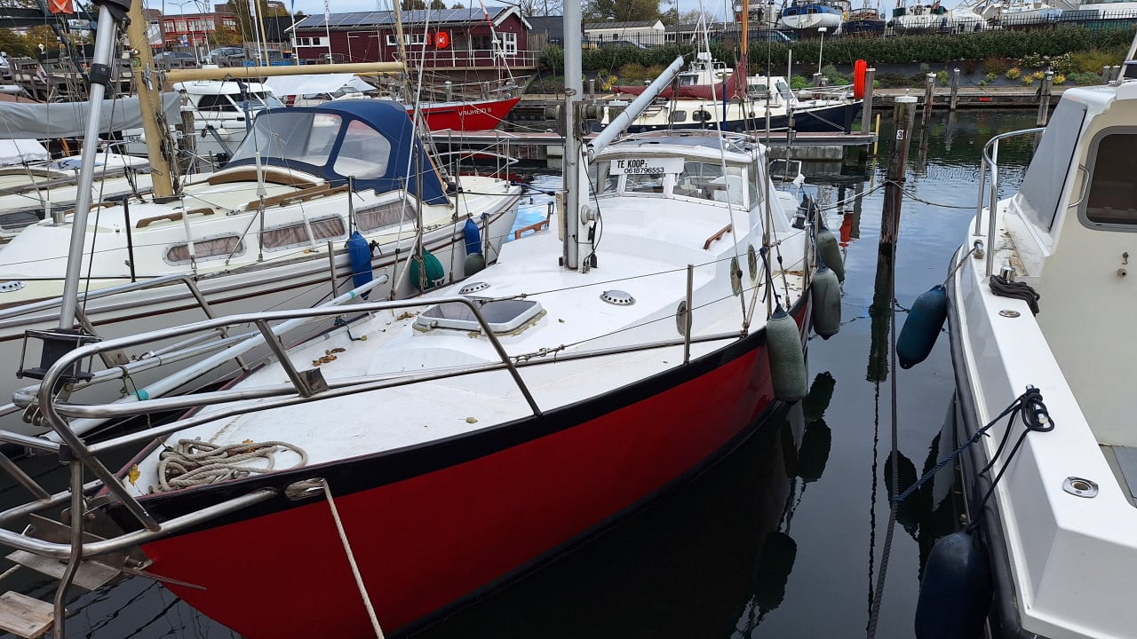 Stalen zeilboot