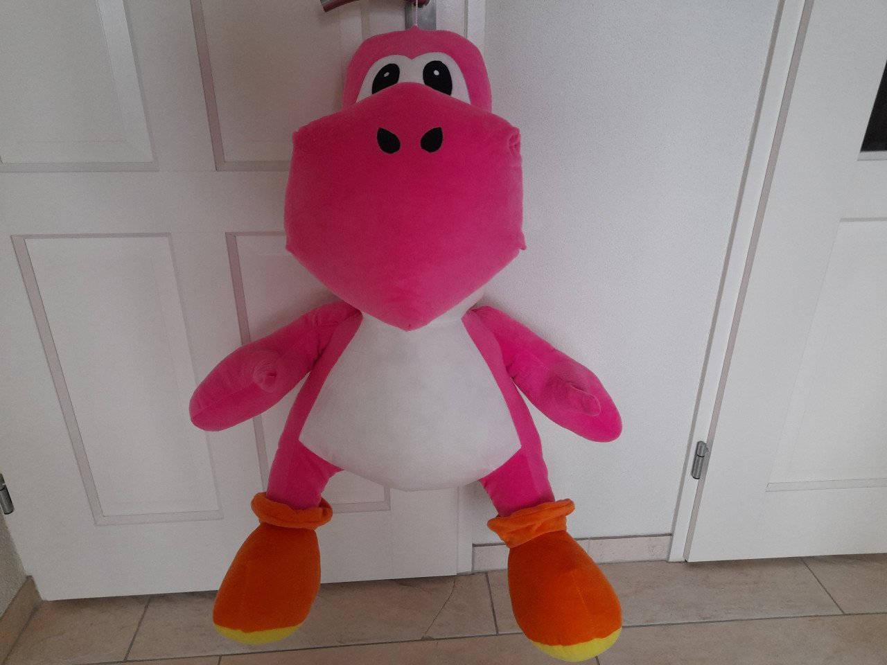 Grote Roze Knuffel 85 x60 cm ( z.g.a.n.)