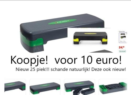 Aerobic Stepper Verstelbaar 10 euro