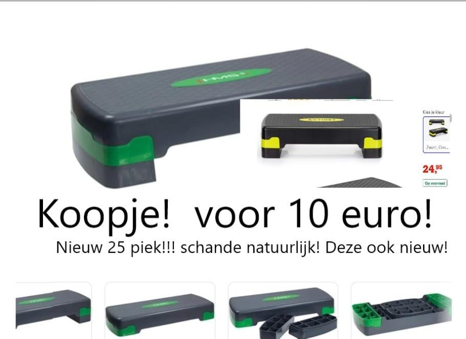 Aerobic Stepper Verstelbaar 10 euro