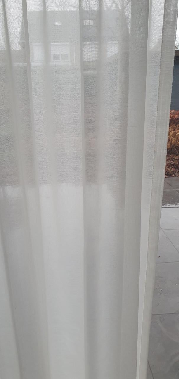 Gordijnen diverse maten kleur off white