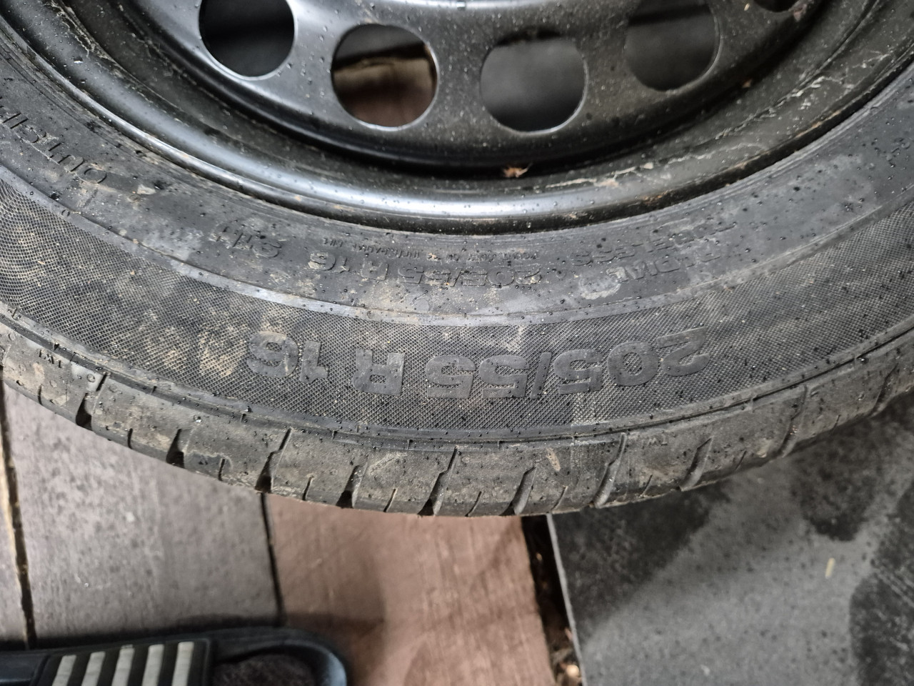 Reservewiel vw passat b6 205-55-16
