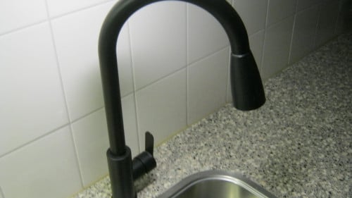 Keuken mengkraan met sla sproeier voor 20 euro