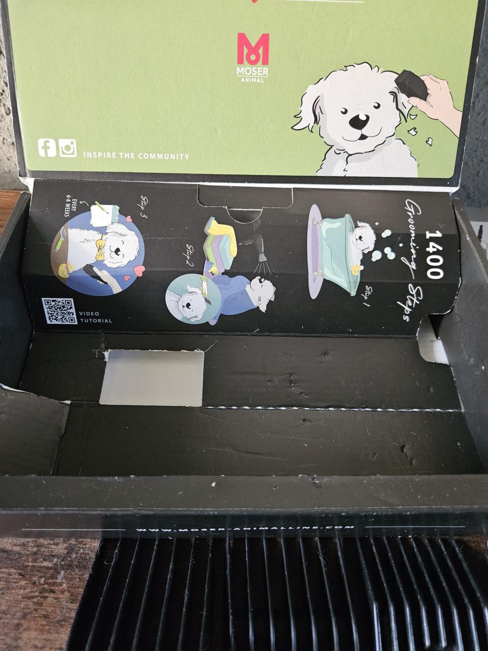 Zgan Moser 1400, honden of katten tondeuse