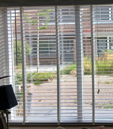 Houten luxaflex