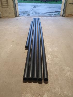 28 meter Wavin PVC buis zwart.