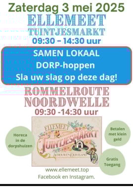 Rommelmarkt/ rommelroute/ tuintjesmarkt