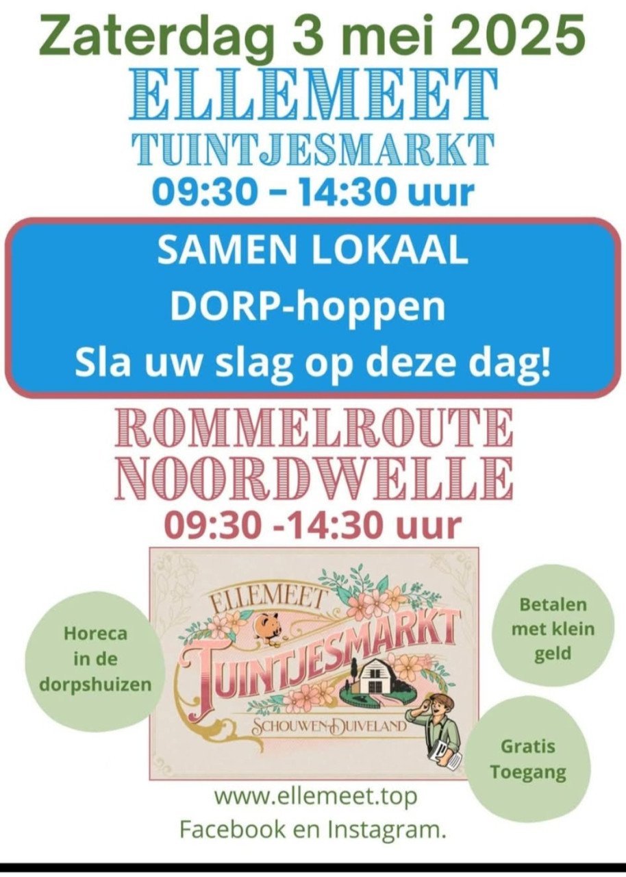 Rommelmarkt/ rommelroute/ tuintjesmarkt