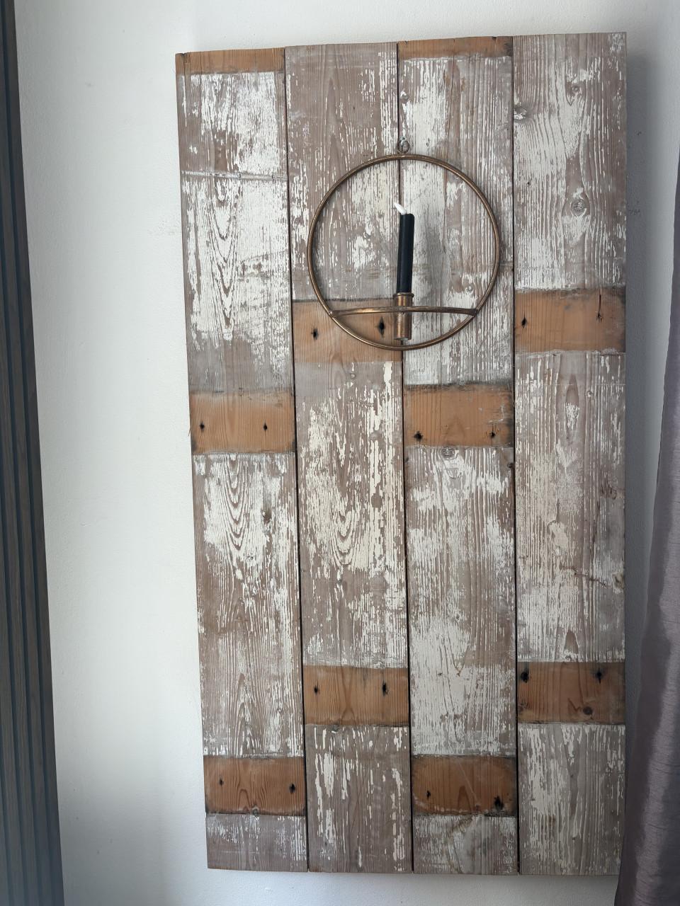 Houten decoratief sfeervol wandbord landelijk