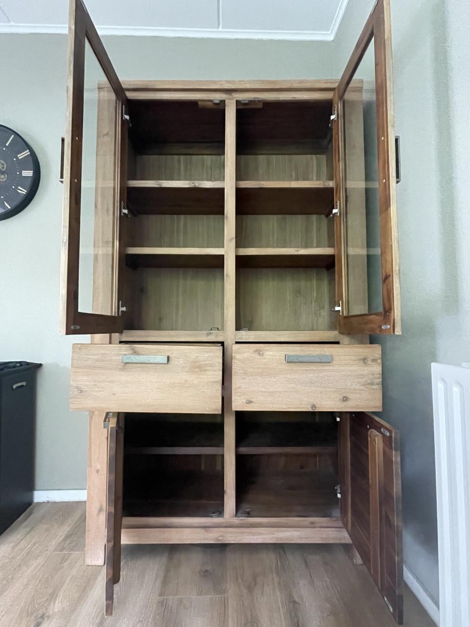 Massief eiken buffet kast