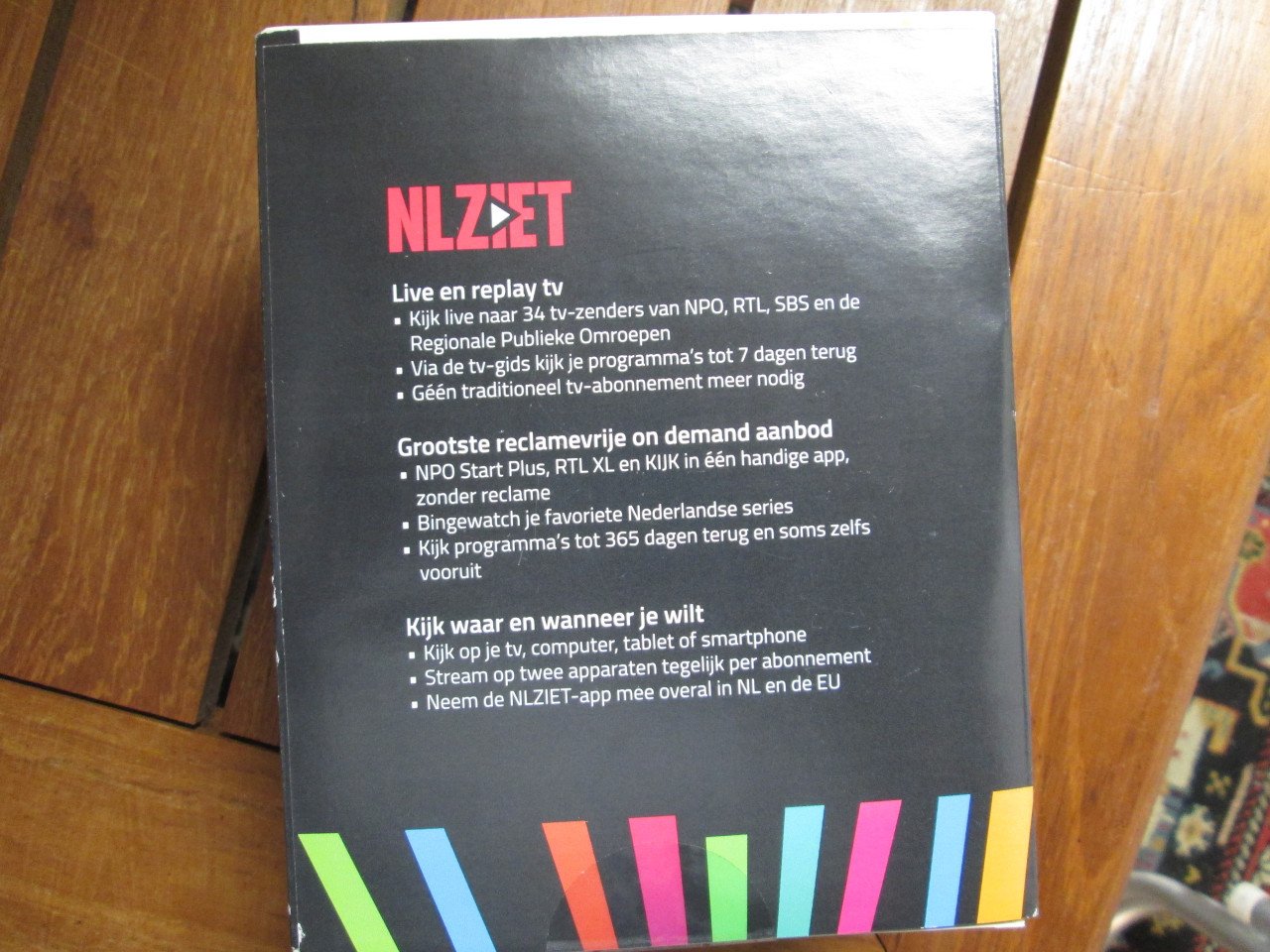 TV box voor ontvangst NL ziet/Netflix enz   NIEUW