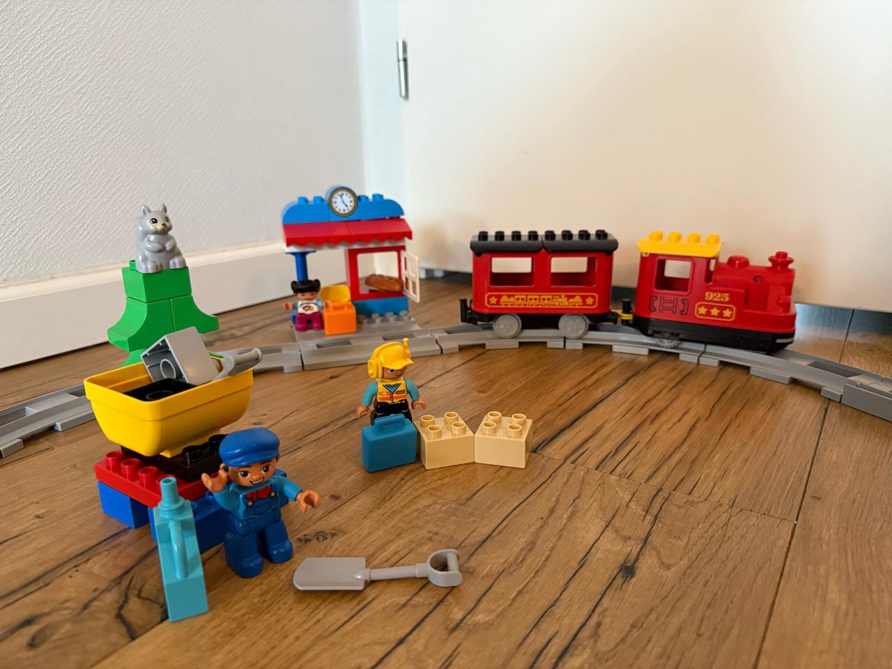 Duplo stoomtrein met 2 uitbreidingssets